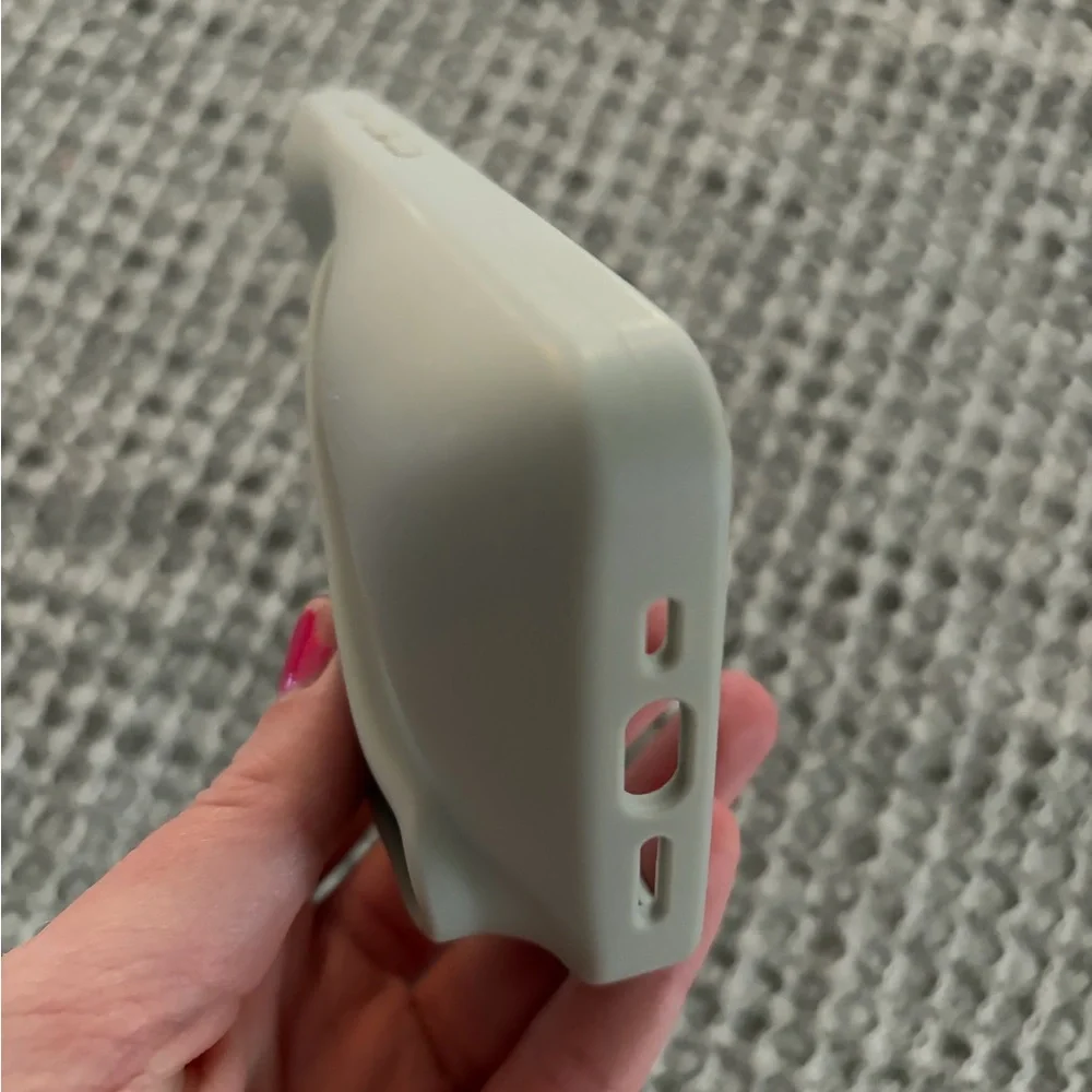 RHODE Silicone Phone Case with Grip Strap - Light Gray